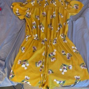 Yellow romper